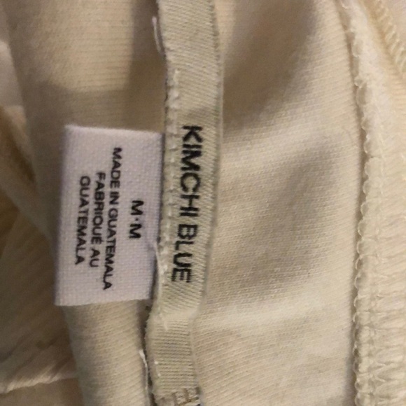 Kimchi Blue Cream tie front top new - Picture 15 of 16